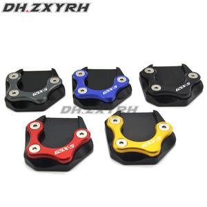 스즈키 GSX S750 S1000 S1000F에 킥스탠드 사이드 스탠드 패드 지지판