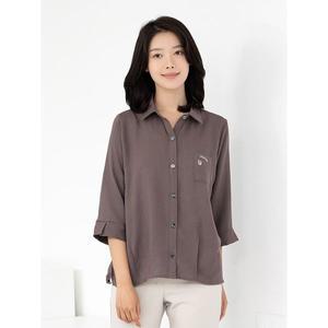 [하프클럽/]엄마옷 7부 스트링 자켓셔츠 NB505018 마담 미시 중년여성 빅사이