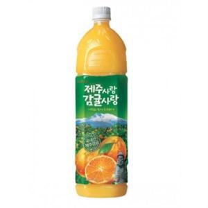 롯데칠성음료 델몬트 제주감귤 제주사랑 감귤사랑 1.5L 12개입