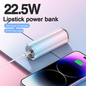 5000-10000mAh iPhone 15 용 미니 휴대용 보조베터리 Samsung Xiaomi USB C PD20W 고속 충전 외부 예비 모