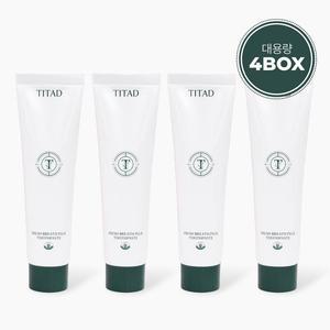 대용량 티타드 프레시 브레스 플러스 치약 180g 구취제거 불소치약 4개