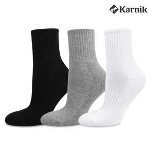 국내제작 이중파일 바닥쿠션 스포츠 패션 무지 중목 양말 5족