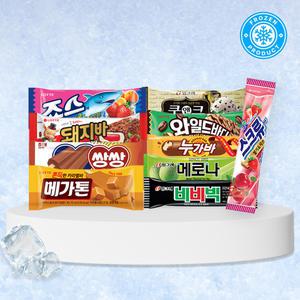 [30개 SET] 아이스크림10종 30개 세트 (메로나/누가바/스크류바/돼지바 외 10종)