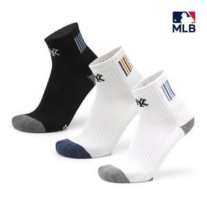MLB 중단목 쿠션 양말 05 3족
