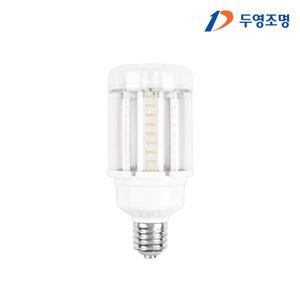 두영 LED 투명 콘램프 50W E39 주광색 매장램프 보안등