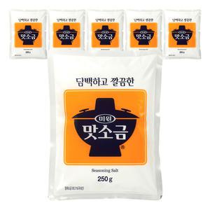 청정원 맛소금, 250g, 6개