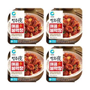 청정원 안주야 매콤불막창, 160g, 4개