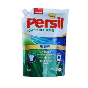 퍼실 딥클린 파워젤 듀얼 액체세탁세제 리필 1.5L 일반드럼겸용