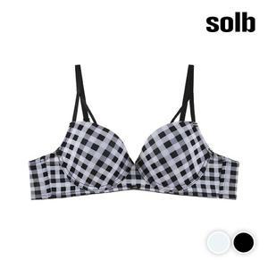 [솔브][출고가 39000원] 깅엄체크 프린트 브라 A~G컵(SSBRD311)