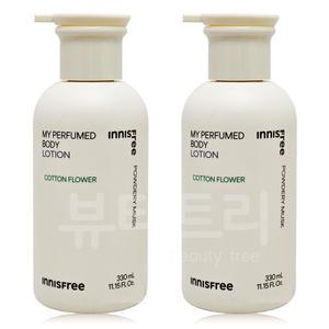 이니스프리 마이퍼퓸드 바디 코튼플라워 바디 로션 330ml X 2개