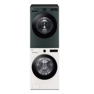 [LG] 트롬세트 오브제컬렉션 + 건조기 + 스태킹키트 KFG21EN-9GN(세탁FG21EN+건조RG19GN)