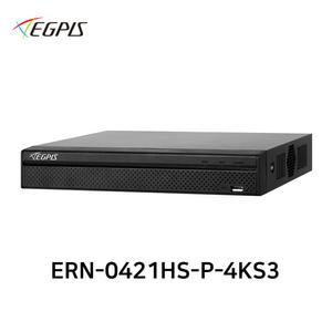(한정 판매) 이지피스 이지뷰IP ERN-0421HS-P-4KS3(HDD 미포함) 4채널 NVR CCTV녹화기