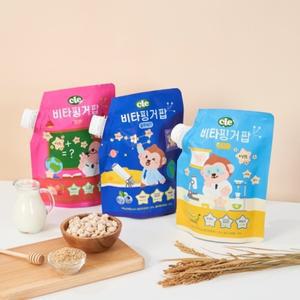 [보리보리/푸드케어 클레]더 똑똑한 간식 비타핑거팝 3봉 SET