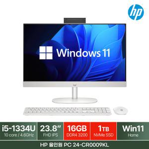24-CR0009KL WIN11 16GB램 (SSD 1TB) 24인치 일체형 PC 올인원 데스크탑 사무용 업무용 가성비 PC 본체