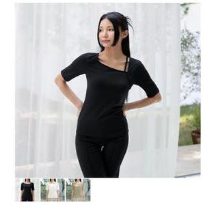 스퀘어넥 인컵반팔 GNA3301