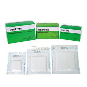 신한멸균가아제(접은거즈) 멸균거즈모음 1BOX