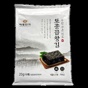 [제철수확] 두번구운 토종 곱창김 10매x10봉(총 100매)