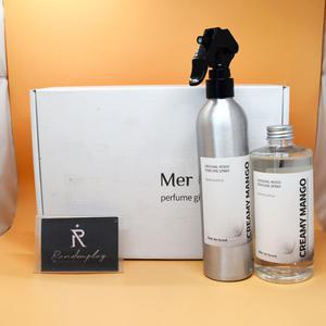 1+1 메르디센트 무드퍼퓸 스프레이 크리미망고 300mL + 랜덤 300mL + 파우치