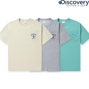 갤러리아 [디스커버리] 공용 바시티 포켓 반팔티셔츠 DXRS59043