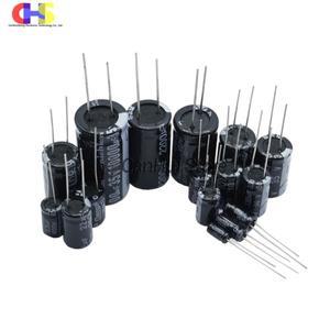 알루미늄 전해 커패시터 100UF 220UF 330UF 470UF 680UF 1000UF 2200UF 3300UF 4700UF, 10V, 16V, 25V, 35V