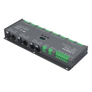 LTECH DMX/RDM CV 디코더 DC12-24V 3A/CH 32 채널 96A(32CH) 24 72A(24CH) 3핀 XLR 5핀 RJ45 녹색 터미널