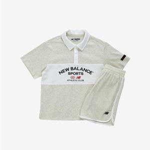 키즈 Hybrid Sports_카라 배색 셋업 NK9YF2831U_(33)Oatmeal Melange