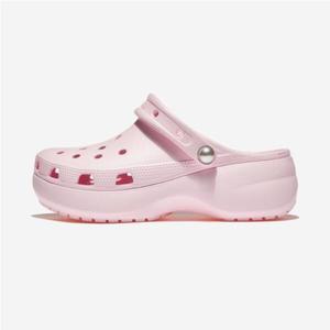 [그랜드스테이지] 크록스 클래식 플랫폼 펄 클로그 CRS211231 PINK MILK