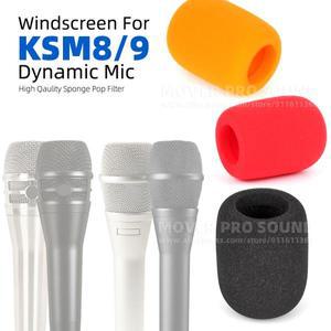 SHURE KSM8 KSM9 8 9 마이크용 윈드 스크린 마이크, 팝 방지 필터 실드 스폰지 방풍 커버