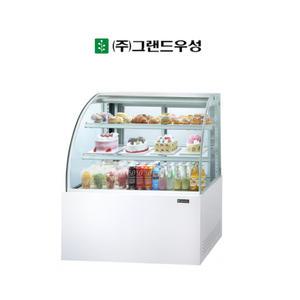 그랜드우성 업소용 제과쇼케이스 곡면형 900 3단 블랙/화이트/올스텐 GWBKXG09CF