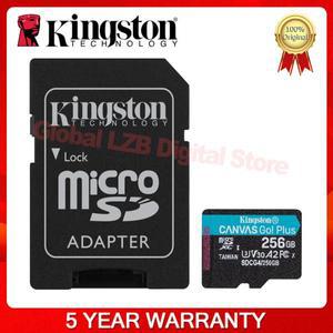 킹스톤 캔버스 고 플러스 마이크로SD 카드 4K 메모리 64GB 128GB 1TB 200MBs SDCG4 휴대폰 액션 카메라용