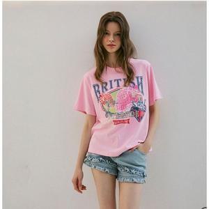 [갤러리아] [Blue Label ]프린팅 라운드 반팔 티셔츠(ER3OTH42)