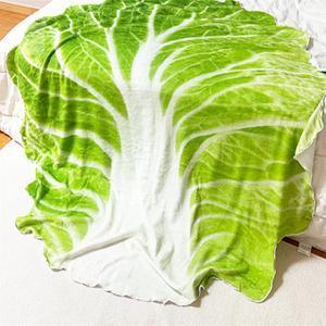 보르닥디자인 배추문양 담요 캠핑담요