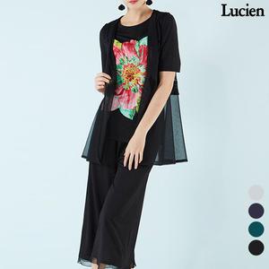 루시앙 플라워 베스트/블라우스/팬츠