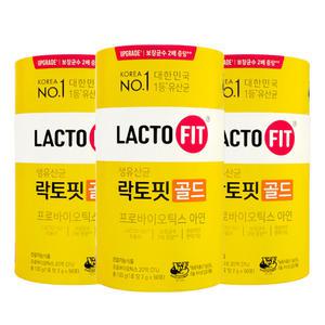 종근당건강 락토핏 골드 50포 3통 (5개월분) 온가족 유산균