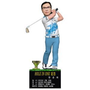 3D골프트로피(TM-1907_크리스탈받침)_골프피규어 3d피규어 홀인원패 이글패 싱글패 기념패 트로피
