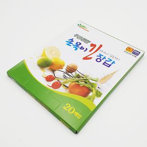 푸른생활 손목이 긴 장갑 20매/손목긴/비닐/위생/크린장갑