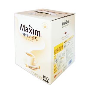 코스트코 동서 맥심 화이트 골드 커피믹스 190개x2개 380개/자일로스 무지방 우유 코코넛오일 회사 사무실 커피