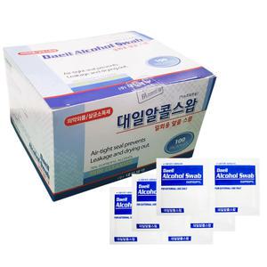 대일제약 알콜스왑 100매 일회용 알콜솜