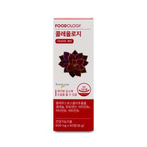 푸드올로지 콜레올로지 600mg x 60정 1통 I