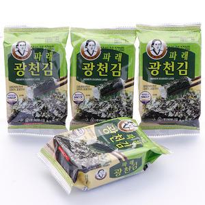 광천어머니김 16단 파래 도시락김 4g X 16봉 2개입 총 32봉 전장김 식탁김 돌자반 김밥김 김자반