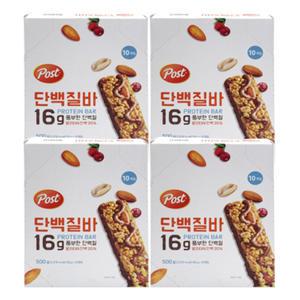 포스트 단백질바 500g 4개