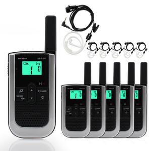 작고 슬림한 카드형 HK-880R 6대+이어마이크 포함세트 생활무전기