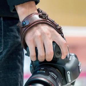 카메라 가죽 손목 스트랩 DSLR 휴대용 방수 핸드 벨트 홀더 Shockproof Strap for Canon Nikon Sony Leica