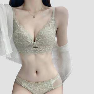 센스걸 노와이어 레이스 왕뽕 브라렛 여성속옷세트
