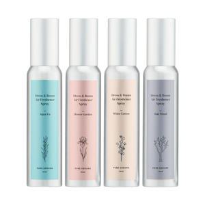 퓨어그라운드 룸스프레이 섬유향수 섬유탈취제 100ml 2개