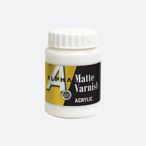 알파 Matte Varnish 매트바니쉬(무광) 250ml,500ml/무광택 코팅제/캔버스화 무광 마감