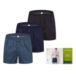 제임스딘 남성트렁크팬티 순면 80수 주자직트렁크 3매입 세트