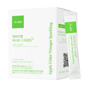 닥터디엣 애사비 스파클링 다이어트 혈당 기능성 애플사이다비니거 유기농 사과초모식초