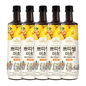 쁘띠첼 미초 파인애플 900ml 5개