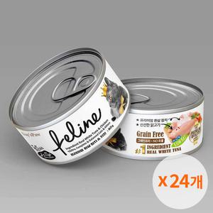 데이스포 필라인 흰살참치와치킨 80g 24개